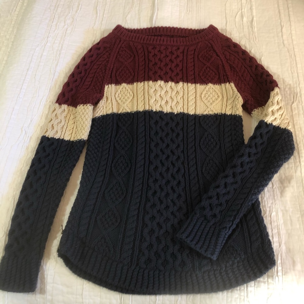 Bean Signature Cable Knit Sweater